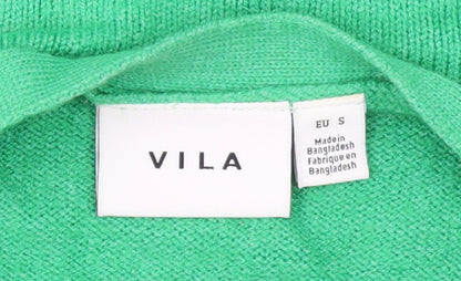 Womens UK Size S VILA Green Cardigan Jumper
