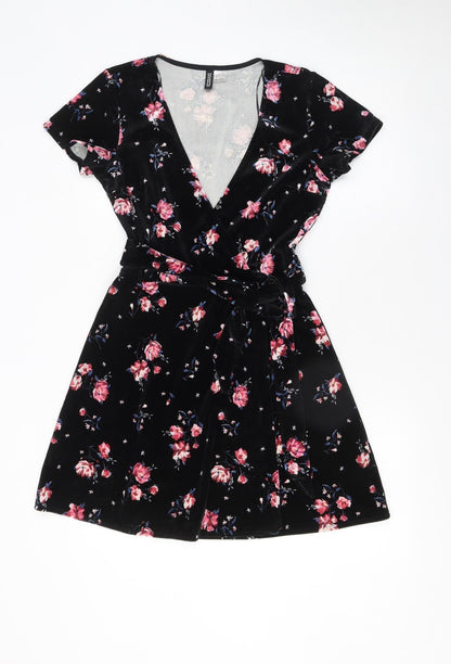 Womens UK Size 8 H&M Wrap Dress