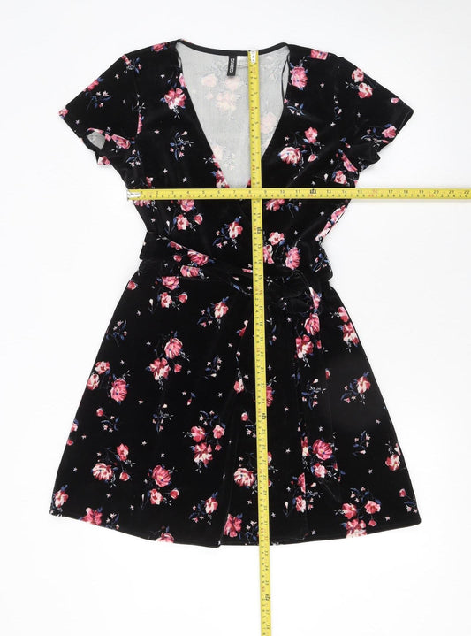 Womens UK Size 8 H&M Wrap Dress