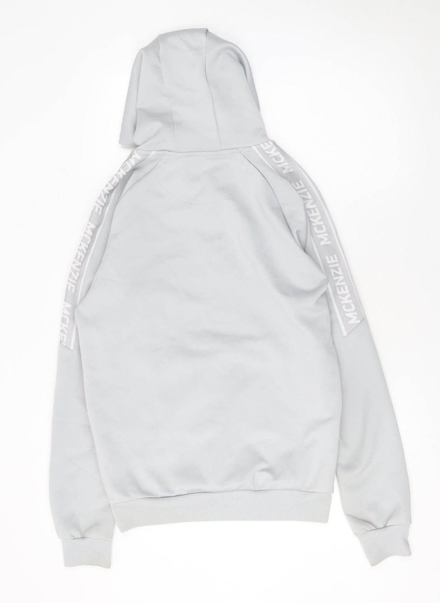 Mens UK Size M McKenzie Grey 1/2 Zip Hoodie