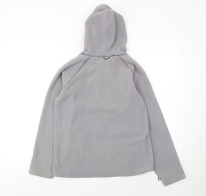 Peter Storm Boys Grey Hooded Fleece Zip Jacket 11-12 Years Outdoor Wear