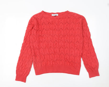 Womens UK Size XL Kelly & Grace Red Pullover Jumper