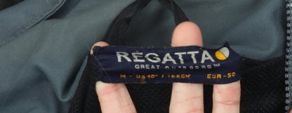 Mens UK Size M Regatta Blue Rain Coat