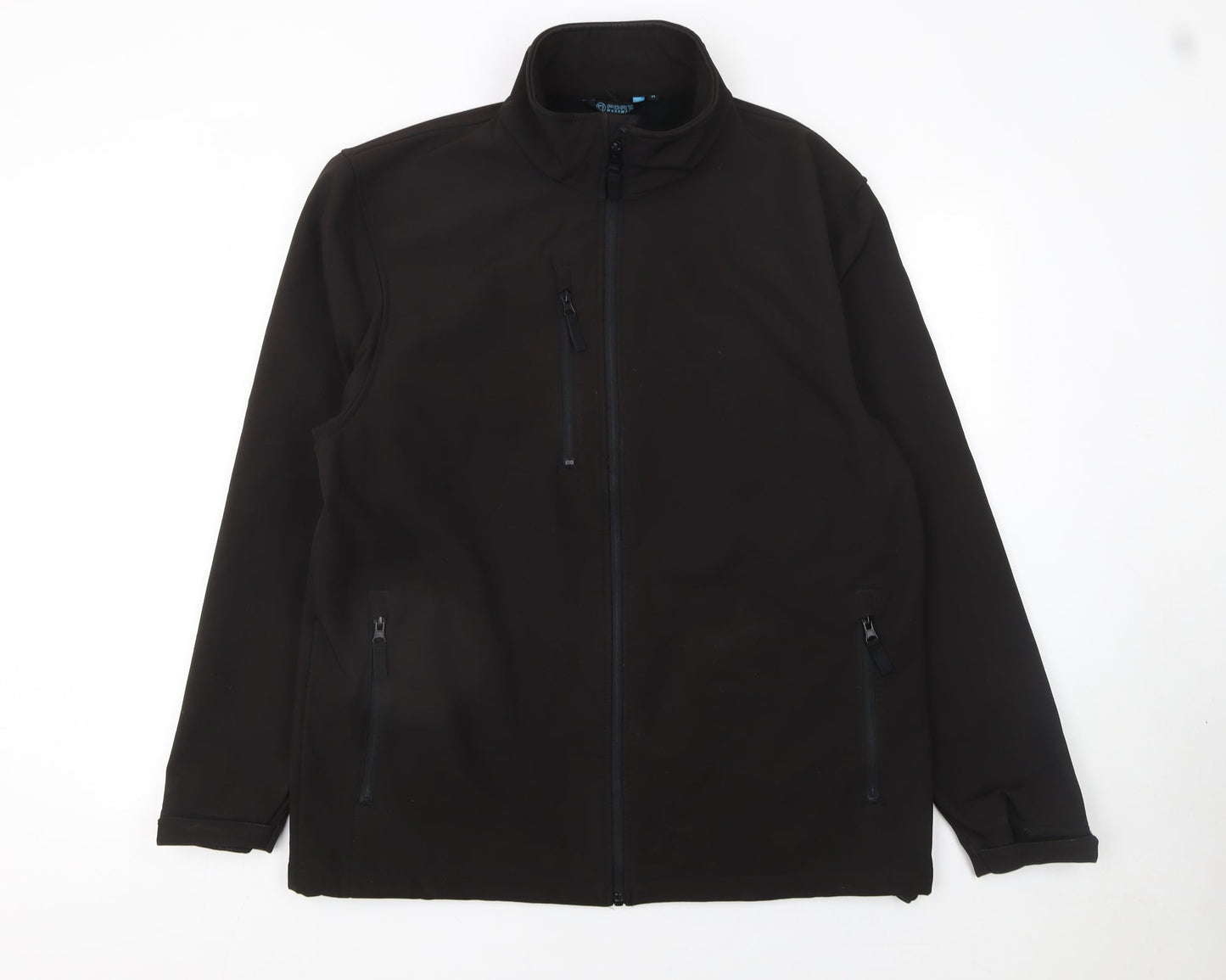 Mens UK Size M Fort Workwear Black Soft Shell