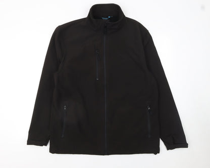 Mens UK Size M Fort Workwear Black Soft Shell