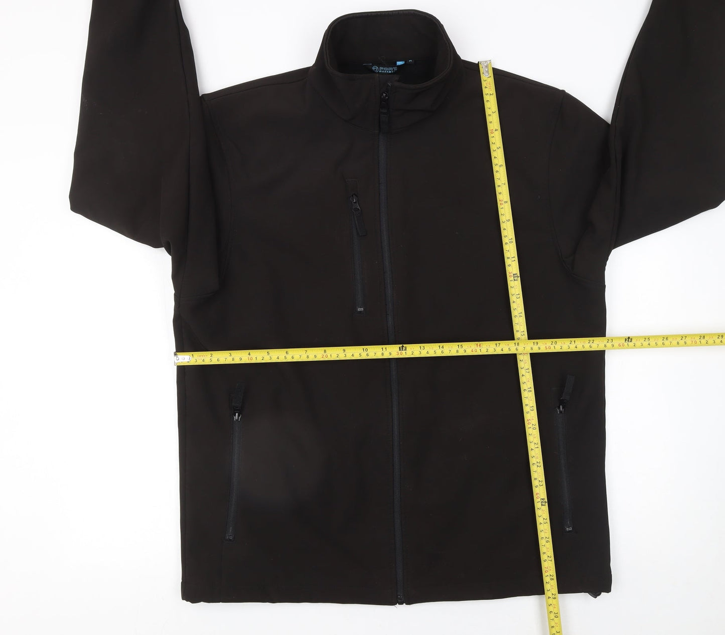 Mens UK Size M Fort Workwear Black Soft Shell