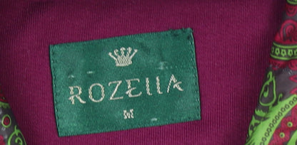 Womens UK Size M Rozella Purple Basic Jacket