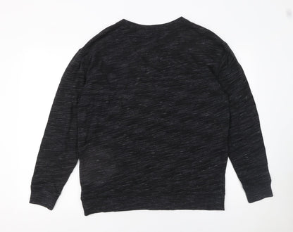 Womens UK Size 12 Victoria's Secret PINK Black Pullover Sweatshirt