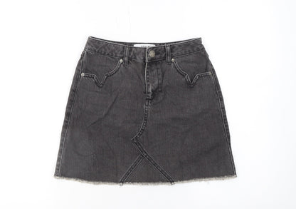 Womens UK Size 6 Miss Selfridge A-Line Denim Skirt