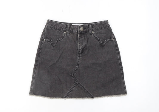 Womens UK Size 6 Miss Selfridge A-Line Denim Skirt