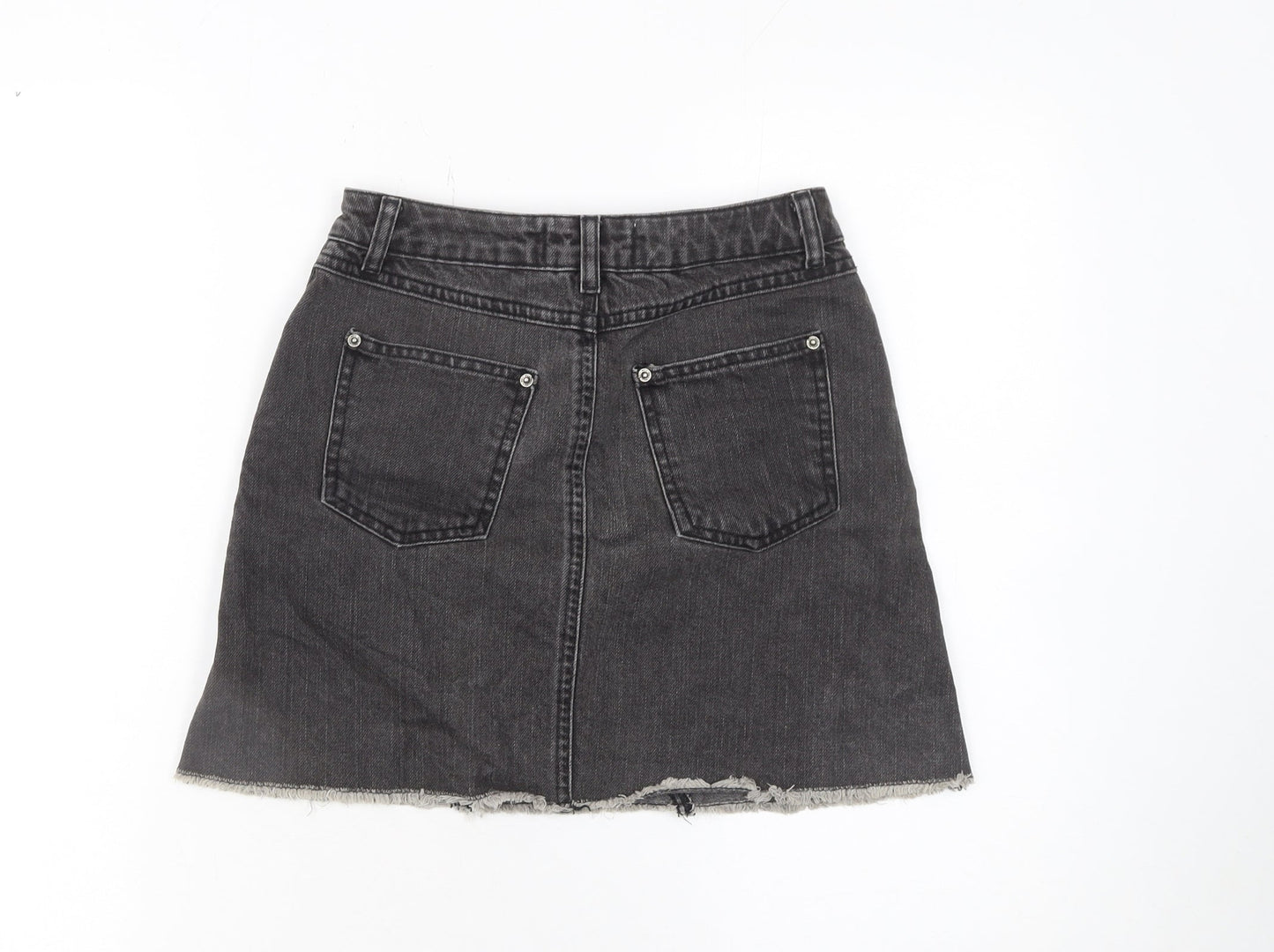 Womens UK Size 6 Miss Selfridge A-Line Denim Skirt