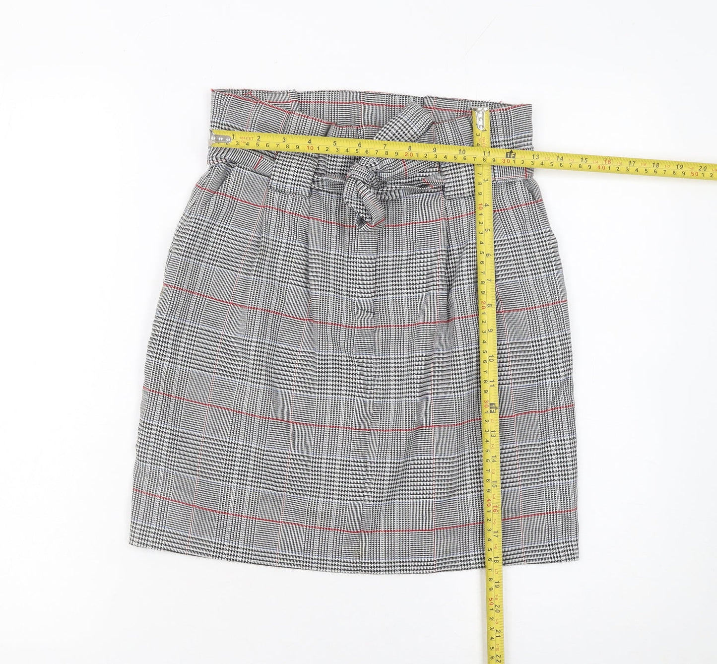 Womens UK Size 6 Miss Selfridge Straight & Pencil Tweed Skirt