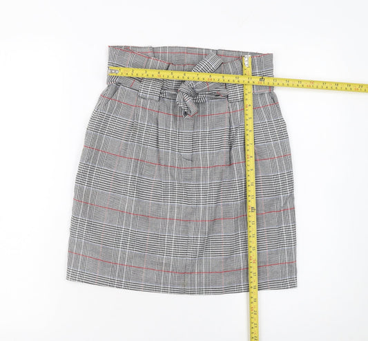 Womens UK Size 6 Miss Selfridge Straight & Pencil Tweed Skirt