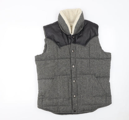 Mens UK Size M Another Influence Grey Bodywarmer