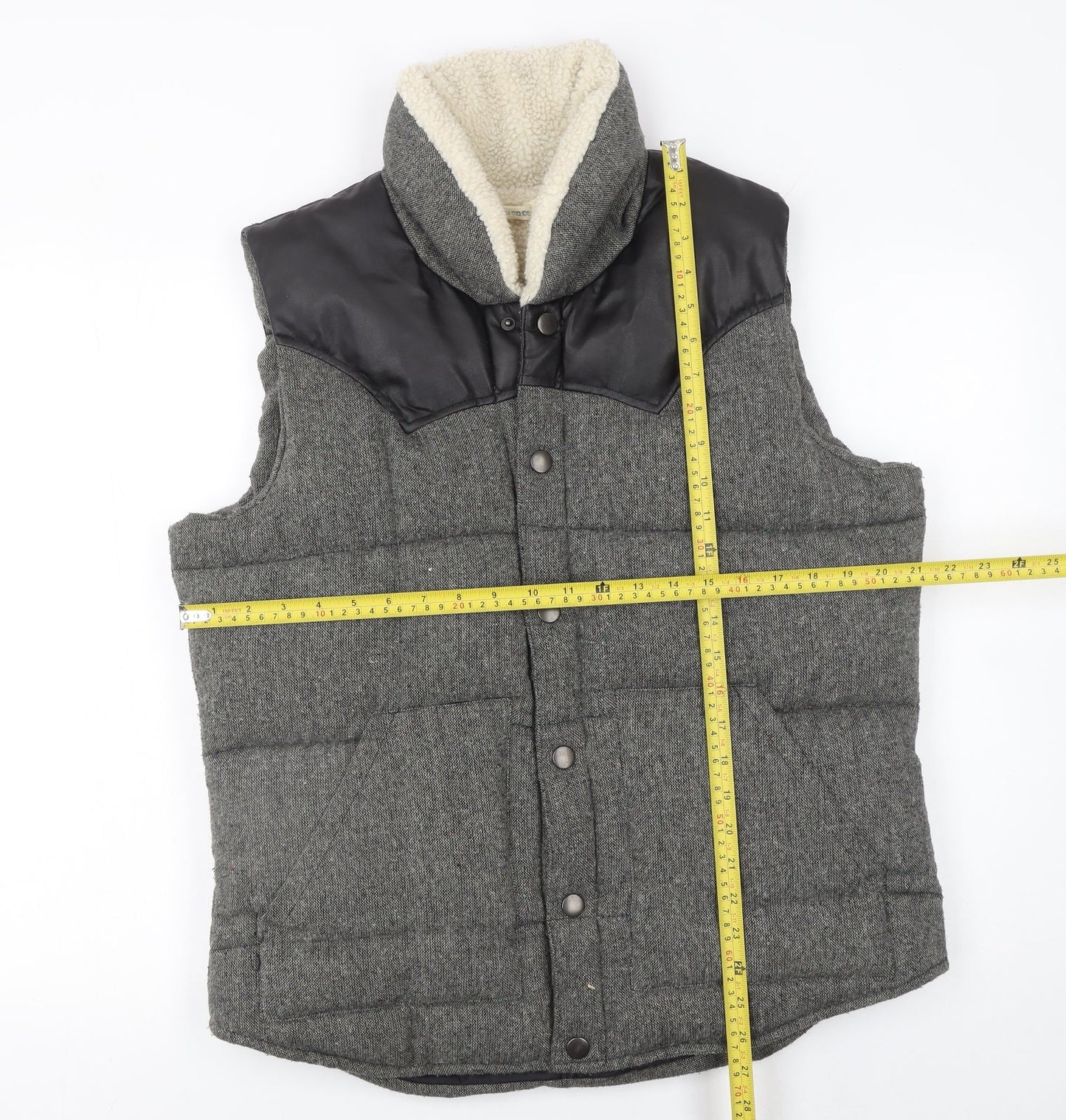 Mens UK Size M Another Influence Grey Bodywarmer