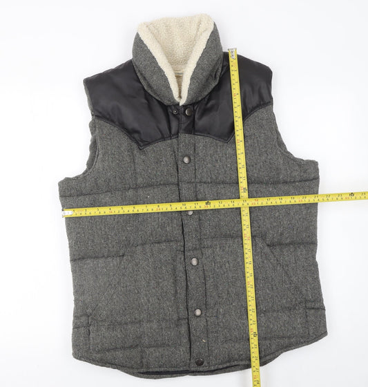 Mens UK Size M Another Influence Grey Bodywarmer