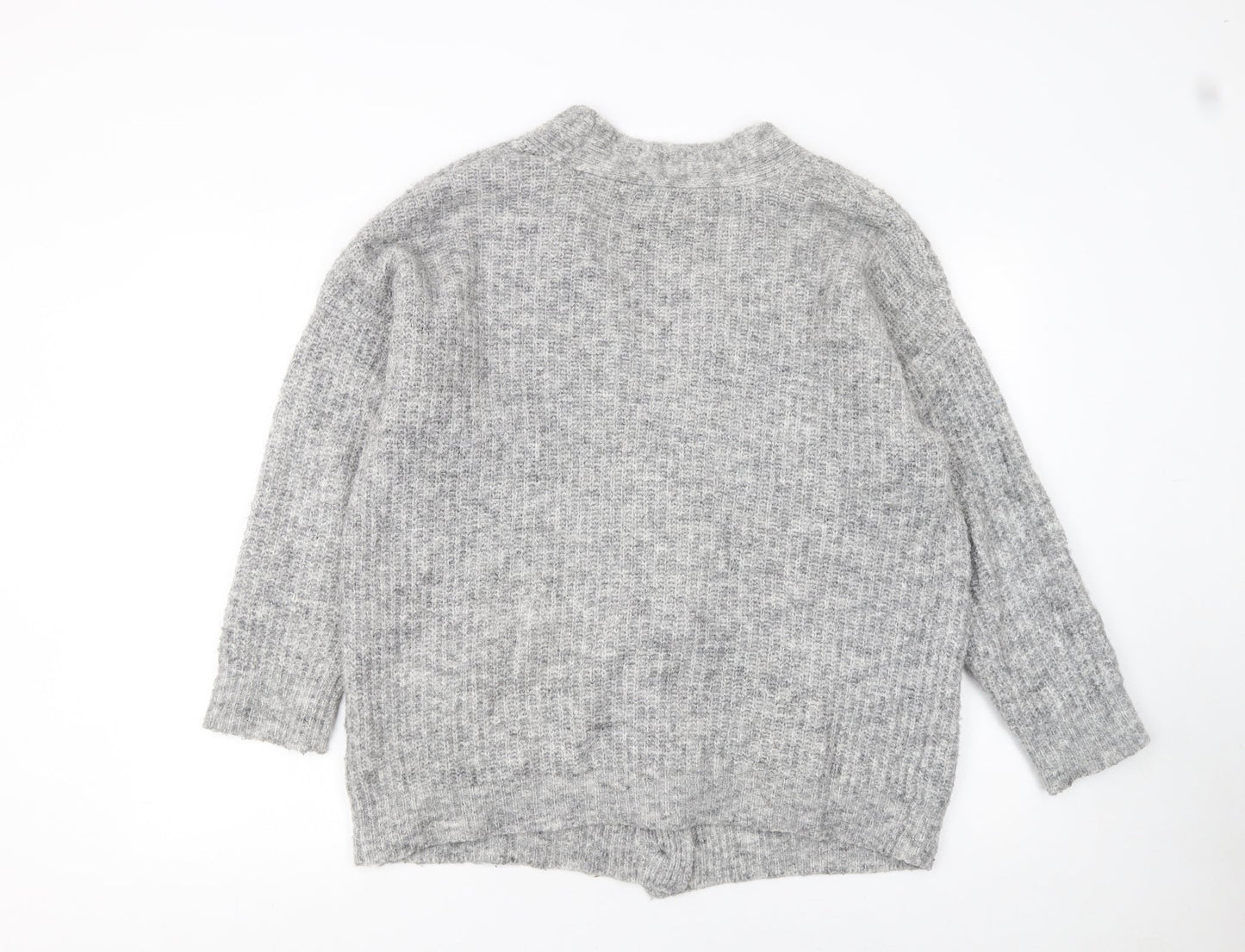 Womens UK Size S Atmosphere Grey Cardigan Jumper