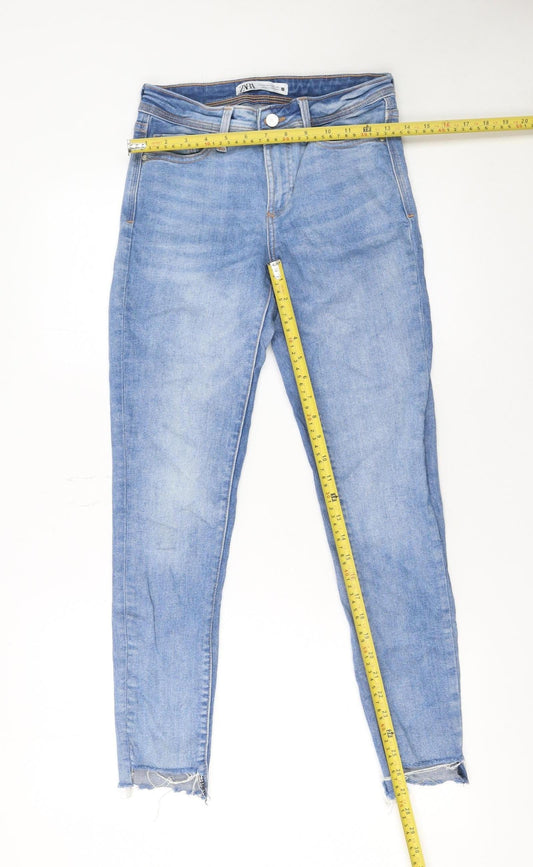 Womens UK Size 6 Zara Slim Fit Skinny Blue Jeans
