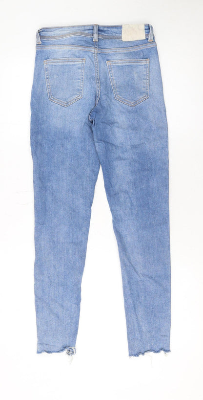 Womens UK Size 6 Zara Slim Fit Skinny Blue Jeans