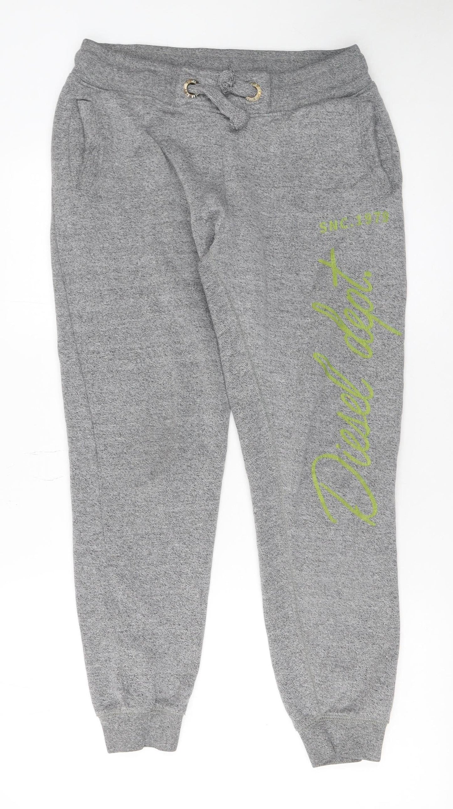 Mens UK Size M Diesel Regular Fit Jogger Grey Trousers