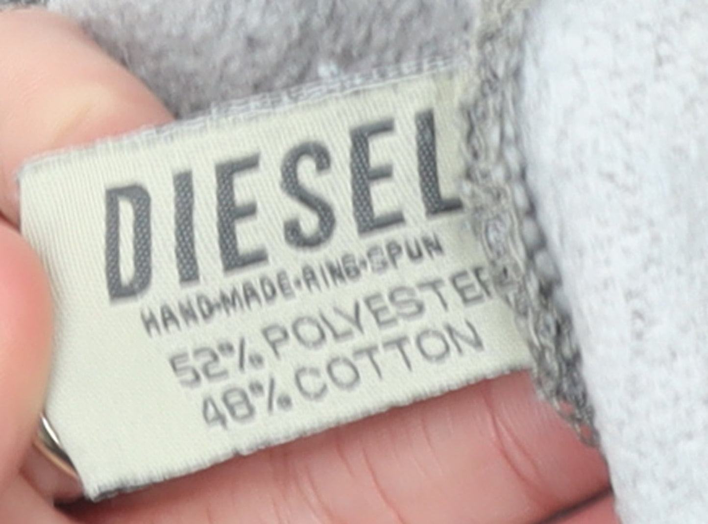Mens UK Size M Diesel Regular Fit Jogger Grey Trousers