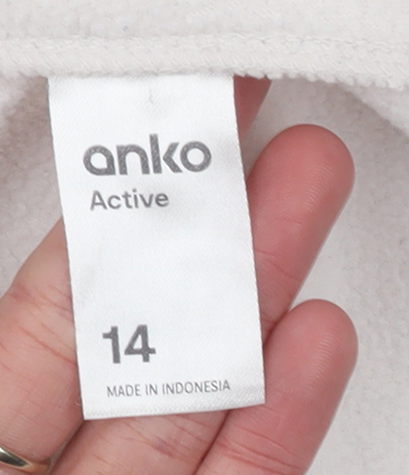 Womens UK Size 14 Anko Beige Pullover Sweatshirt