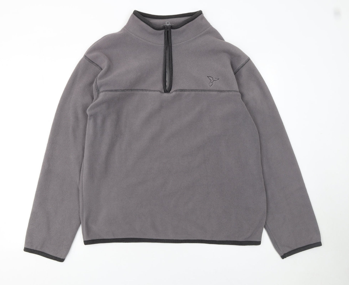 Mens UK Size L Kangaroo Poo Grey Pullover Sweatshirt