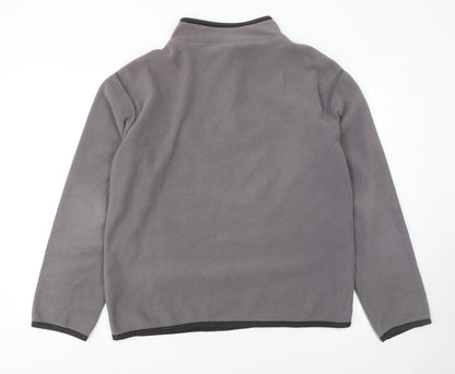 Mens UK Size L Kangaroo Poo Grey Pullover Sweatshirt