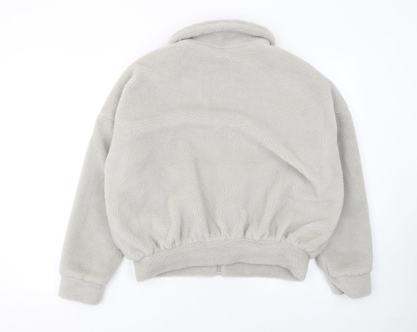 Womens UK Size 8 In the Style Beige Full Zip Hoodie