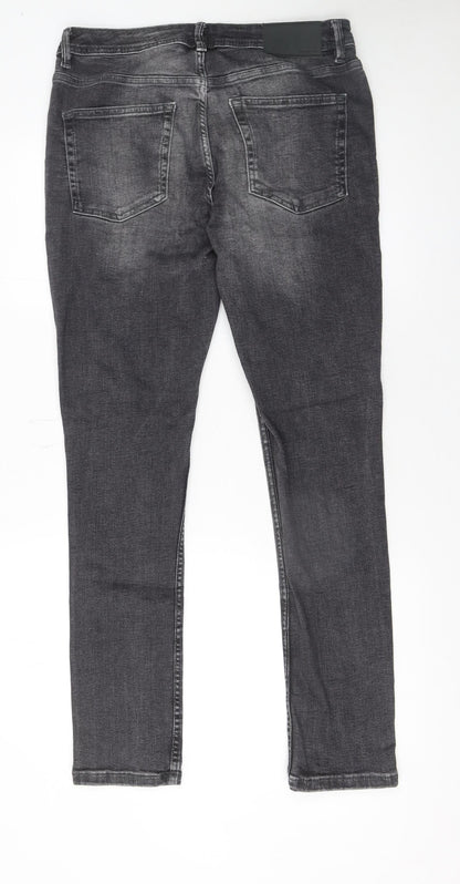 Denim Co. Men's Grey Skinny Stretch Jeans W38 L32
