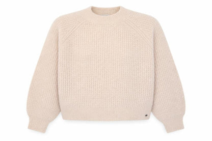 Womens UK Size 8 Pull & Bear Beige Pullover Jumper