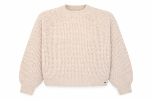 Womens UK Size 8 Pull & Bear Beige Pullover Jumper
