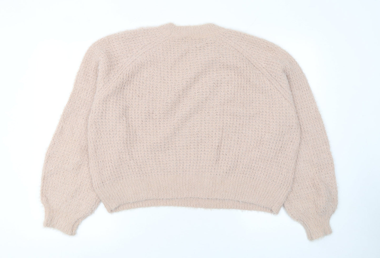 Womens UK Size 8 Pull & Bear Beige Pullover Jumper