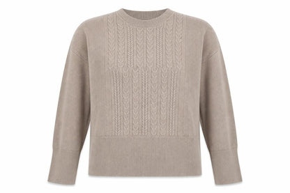 Womens UK Size L Marks and Spencer Beige Pullover Jumper