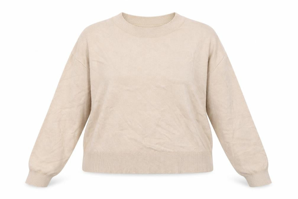 Womens UK Size L Savida Beige Pullover Jumper