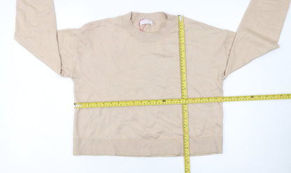 Womens UK Size L Savida Beige Pullover Jumper