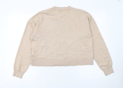 Womens UK Size L Savida Beige Pullover Jumper