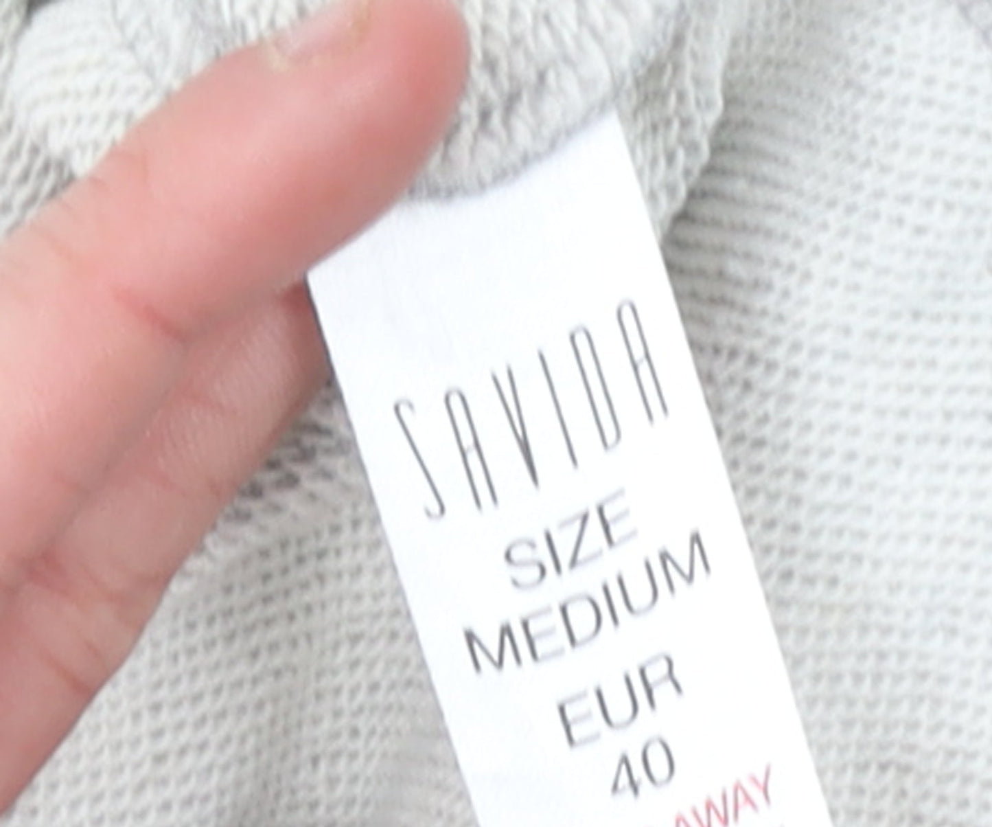Womens UK Size 12 Savida Grey Cropped Polo
