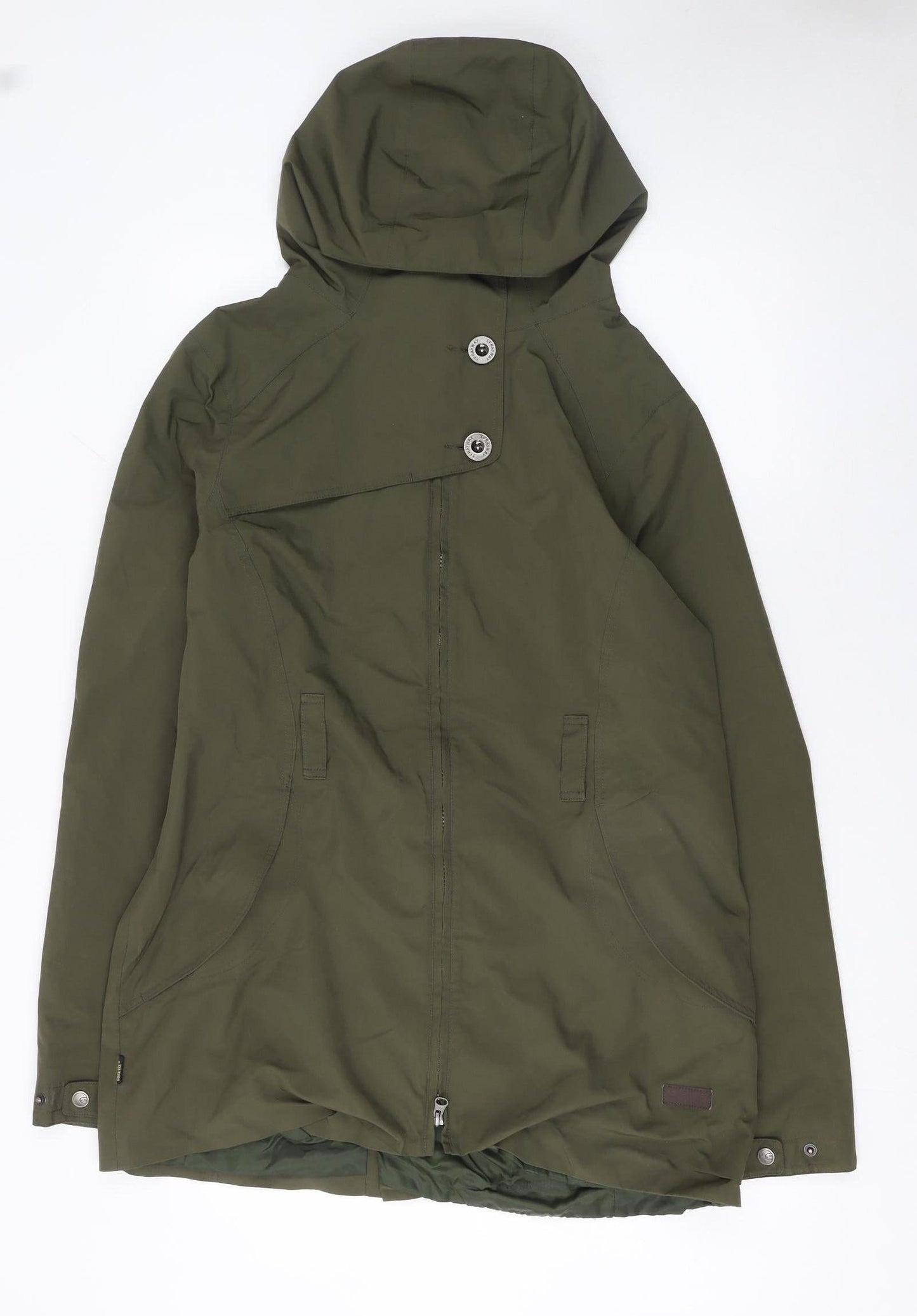 Womens UK Size 14 Sprayway Green Parka Coat