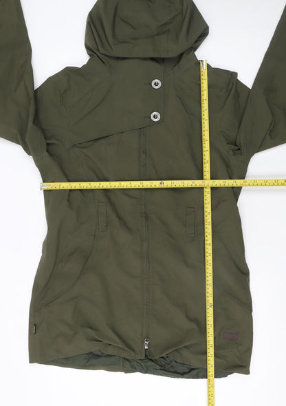 Womens UK Size 14 Sprayway Green Parka Coat