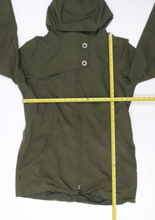 Womens UK Size 14 Sprayway Green Parka Coat
