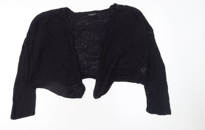Womens UK Size S Brave Soul Black Cardigan Jumper