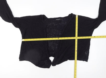 Womens UK Size S Brave Soul Black Cardigan Jumper