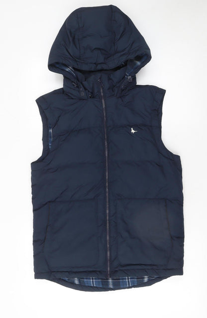 Mens UK Size XS Jack Wills Blue Puffer Jacket