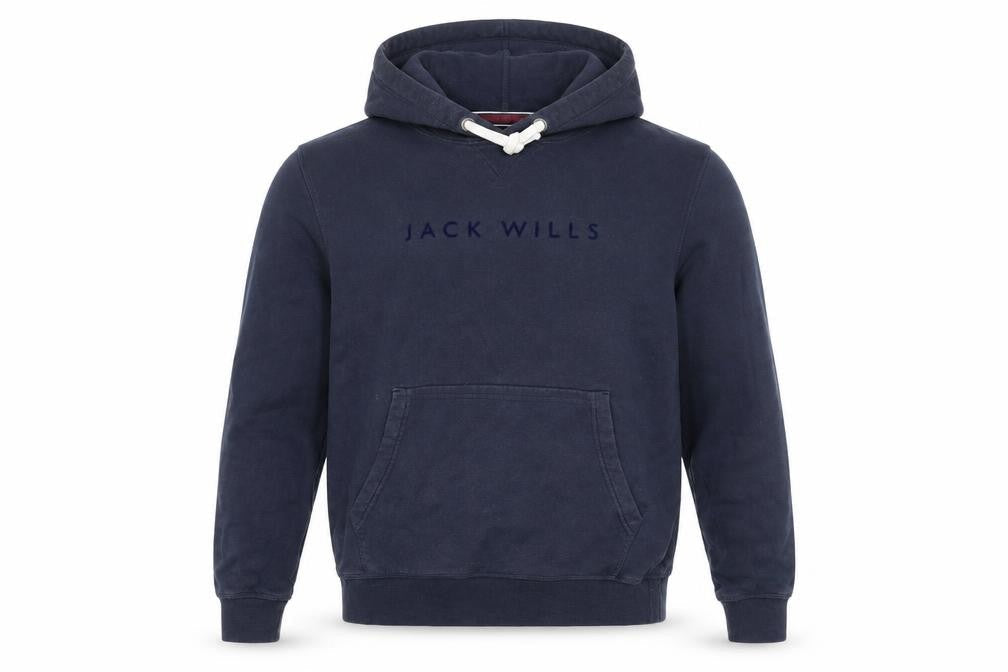 Mens UK Size S Jack Wills Blue Pullover Hoodie