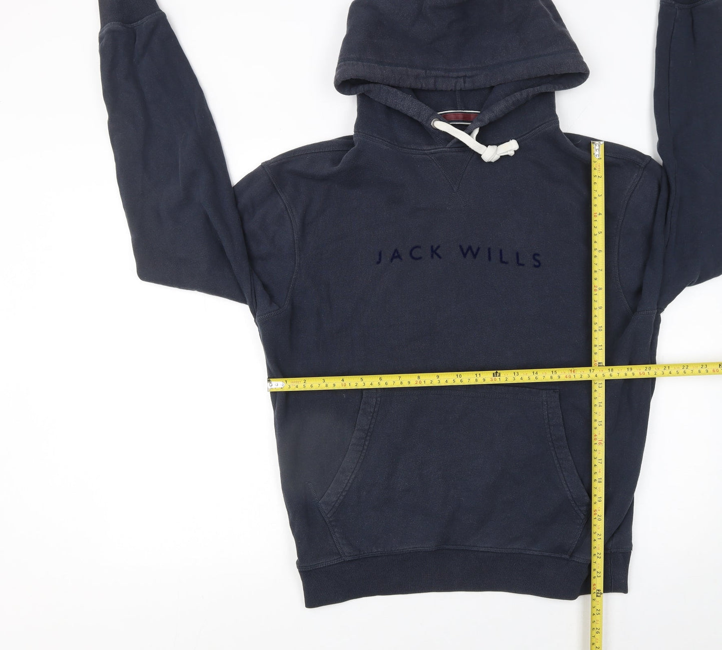 Mens UK Size S Jack Wills Blue Pullover Hoodie