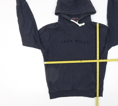 Mens UK Size S Jack Wills Blue Pullover Hoodie