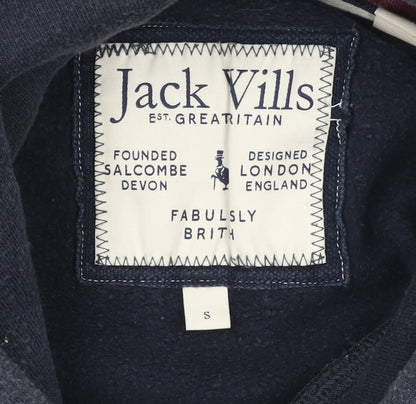 Mens UK Size S Jack Wills Blue Pullover Hoodie