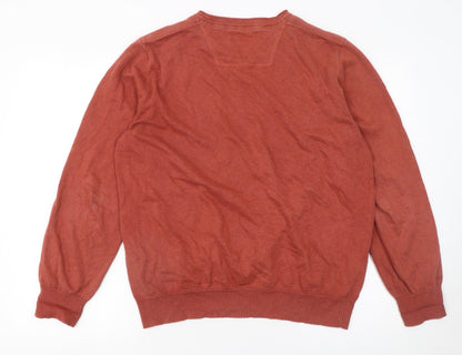 Mens UK Size L Rocha John Rocha Brown Pullover Jumper