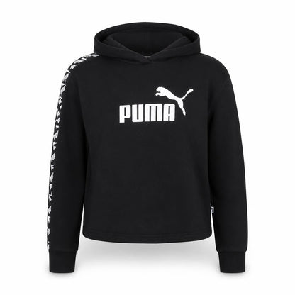 Womens UK Size S PUMA Black Pullover Hoodie